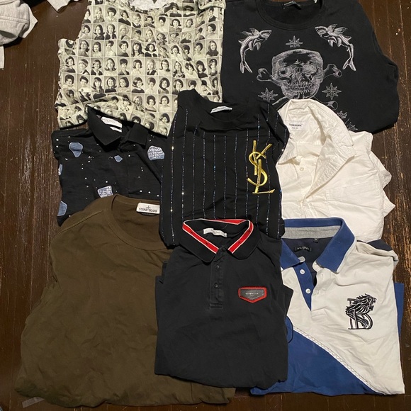 Lot of 8 Designer Clothing Items - Stone Island, Givenchy, Yves Saint Laurent - Picture 3 of 10